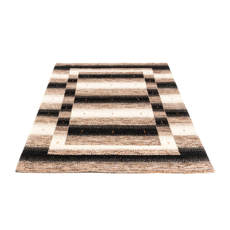 Gabbeh Tæppe - Loribaft Persisk - 195 x 124 cm - grå