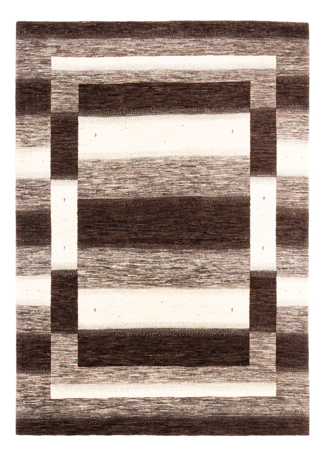 Gabbeh Tæppe - Loribaft Persisk - 297 x 221 cm - grå