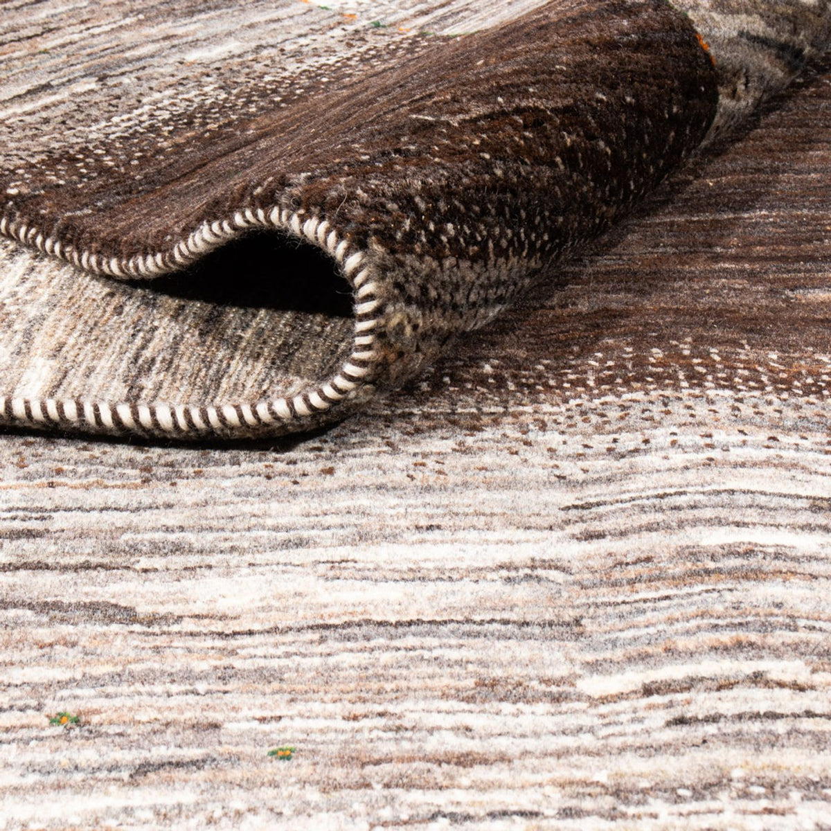 Gabbeh Tæppe - Loribaft Persisk - 297 x 221 cm - grå