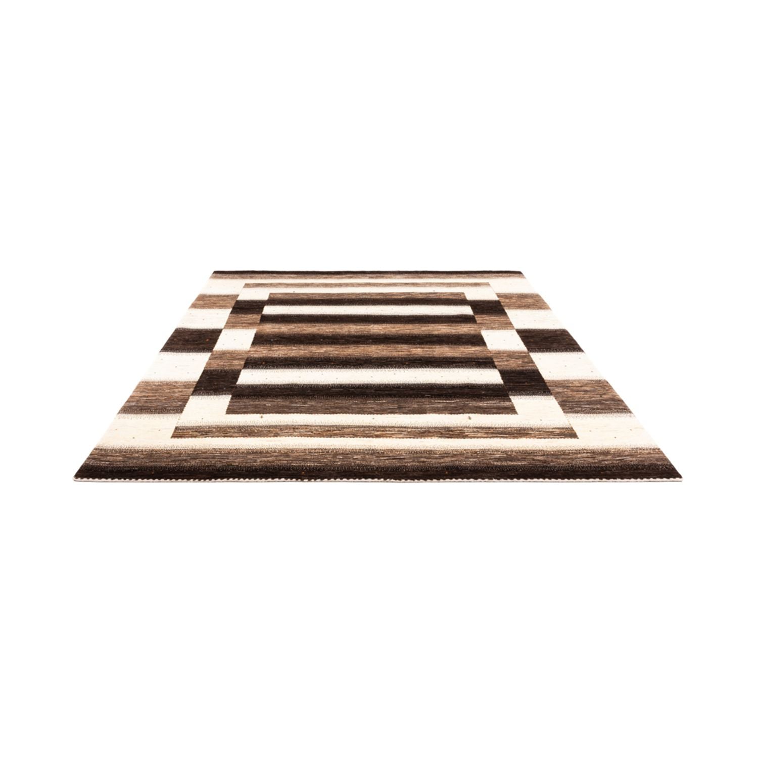 Gabbeh Tæppe - Loribaft Persisk - 257 x 221 cm - brun