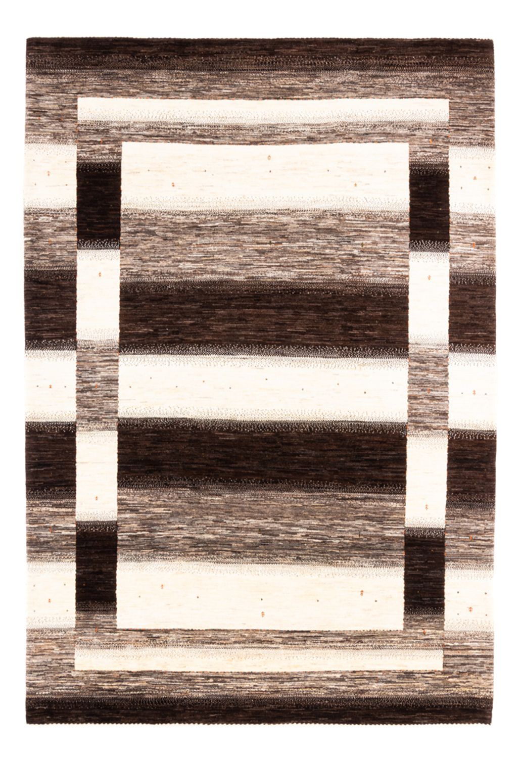 Gabbeh Tæppe - Loribaft Persisk - 293 x 215 cm - brun