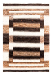 Gabbeh Tæppe - Loribaft Persisk - 298 x 215 cm - grå