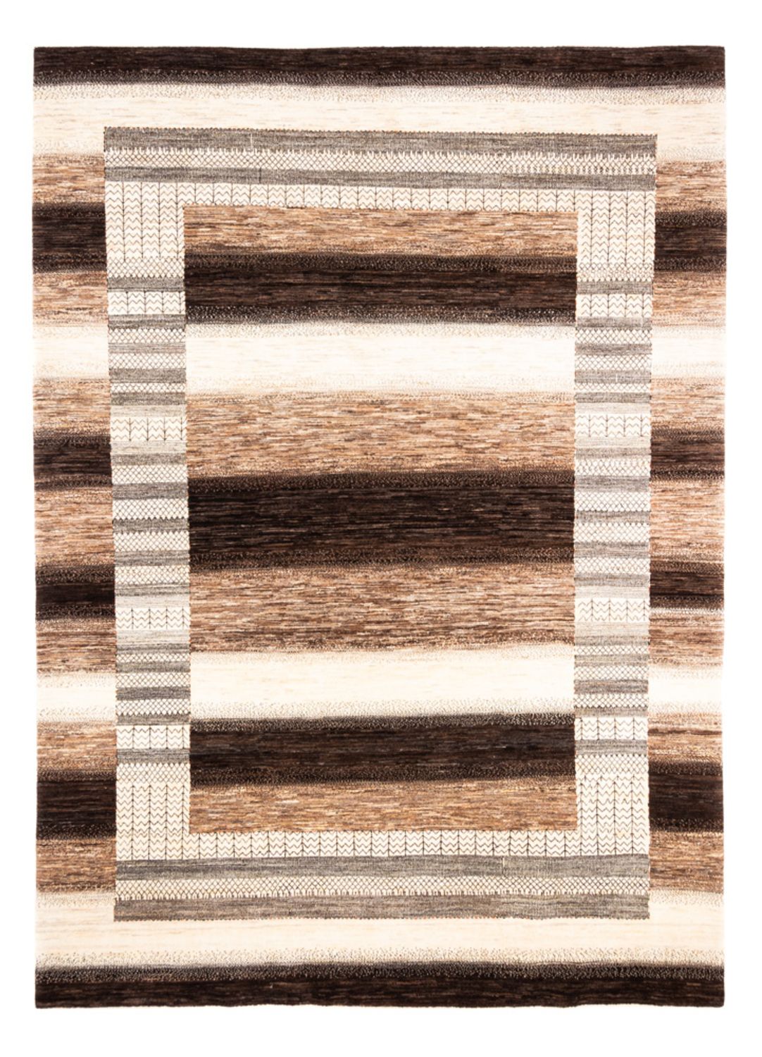 Gabbeh Tæppe - Loribaft Persisk - 323 x 227 cm - natur