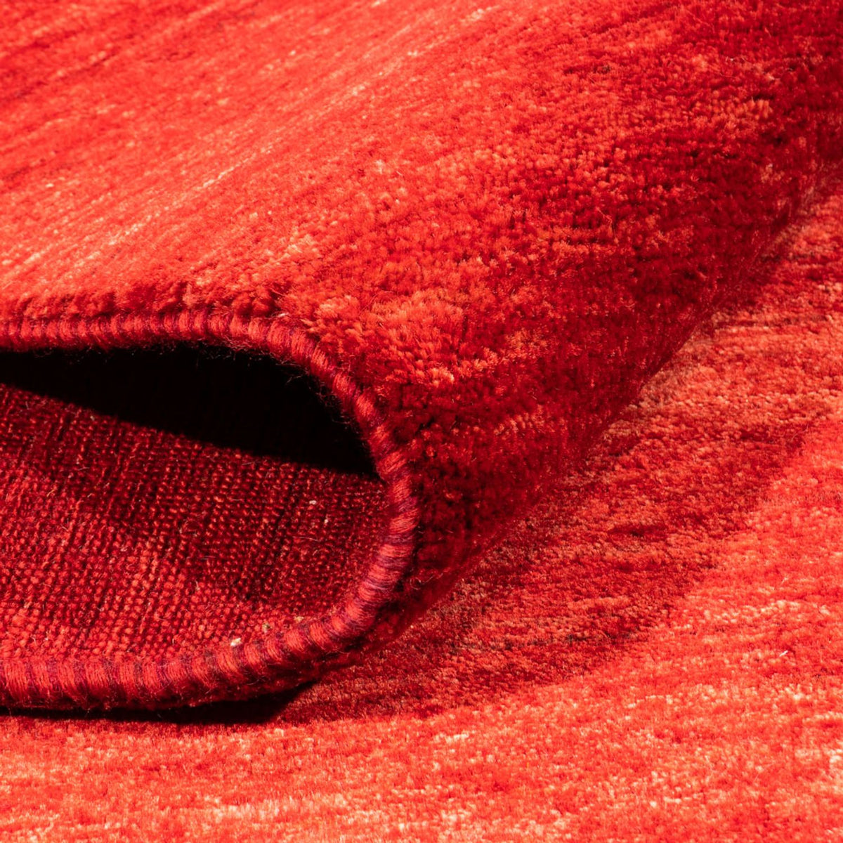 Gabbeh Tæppe - Loribaft Persisk - 250 x 182 cm - rød