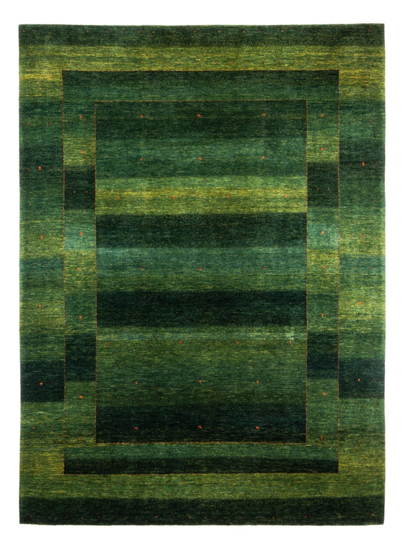 Gabbeh Tæppe - Loribaft Persisk - 309 x 226 cm - grøn