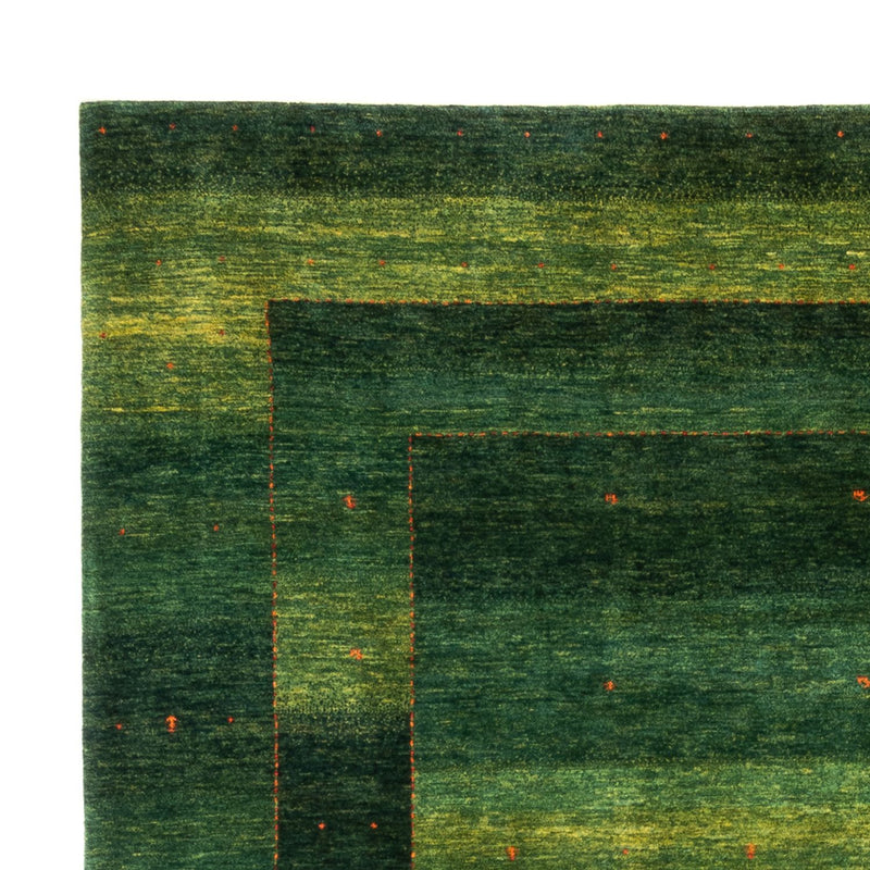 Gabbeh Tæppe - Loribaft Persisk - 309 x 226 cm - grøn