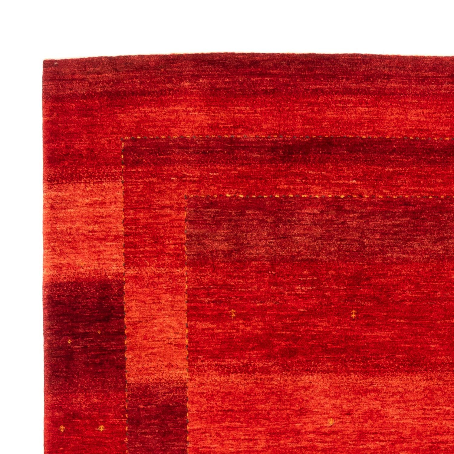 Gabbeh Tæppe - Loribaft Persisk - 278 x 203 cm - rød