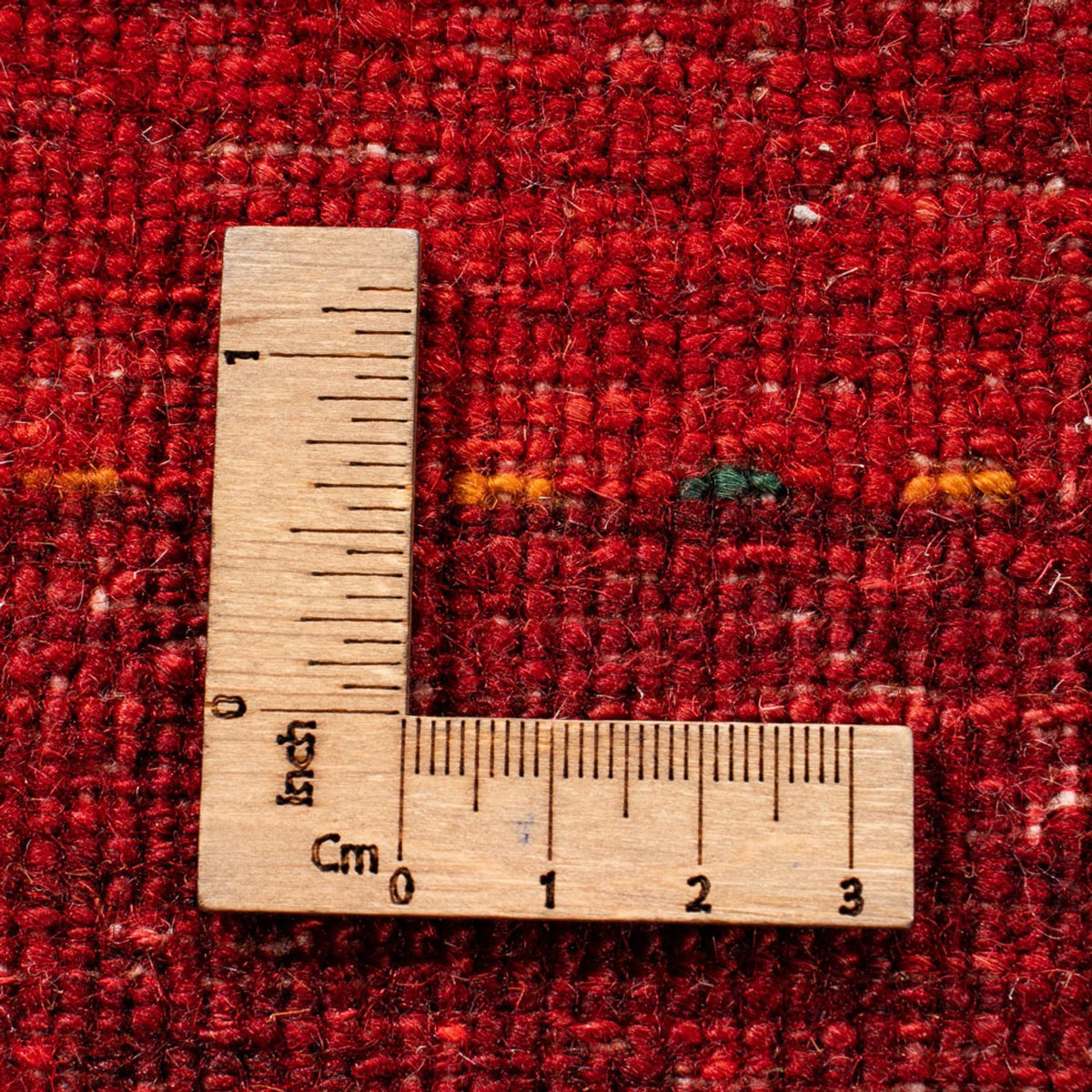 Gabbeh Tæppe - Loribaft Persisk - 278 x 203 cm - rød