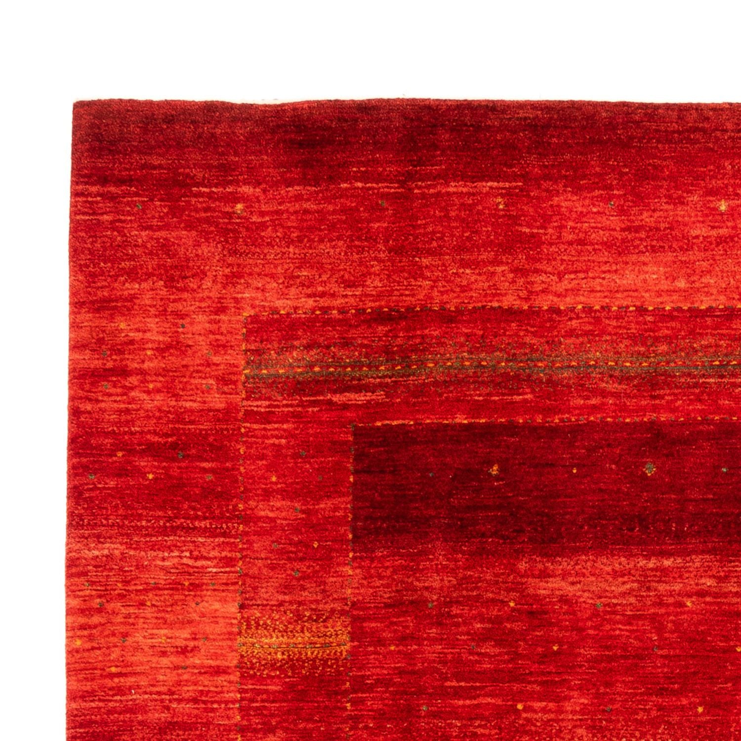 Gabbeh Tæppe - Loribaft Persisk - 300 x 221 cm - rød