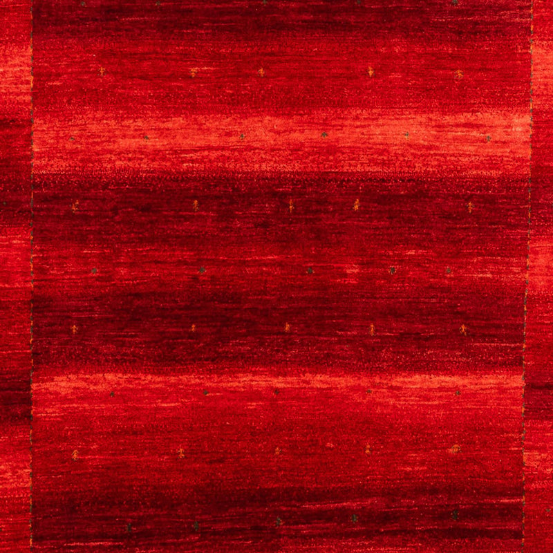 Gabbeh Tæppe - Loribaft Persisk - 303 x 210 cm - rød