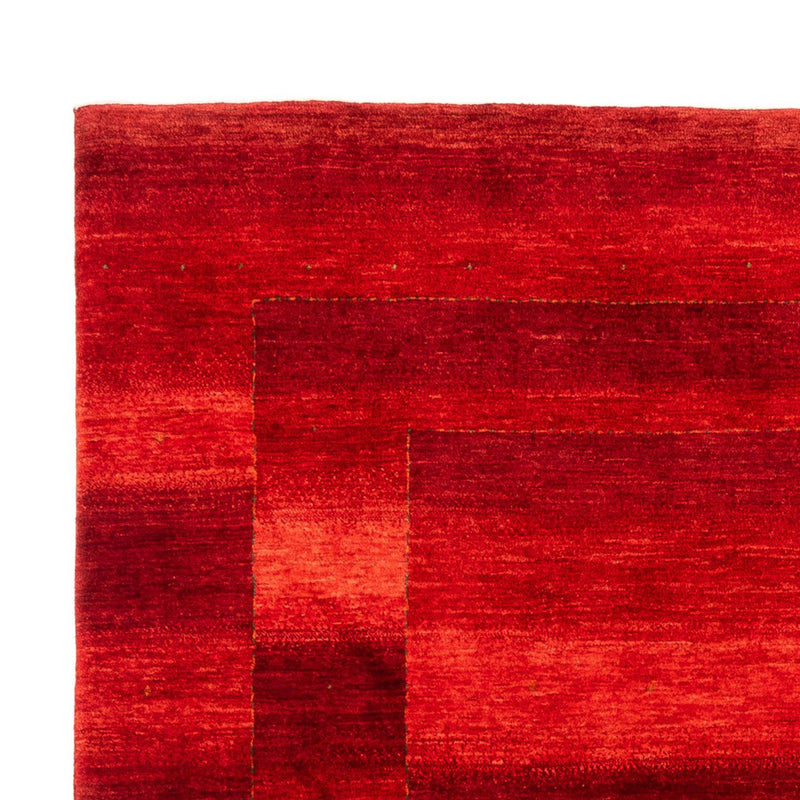 Gabbeh Tæppe - Loribaft Persisk - 303 x 210 cm - rød