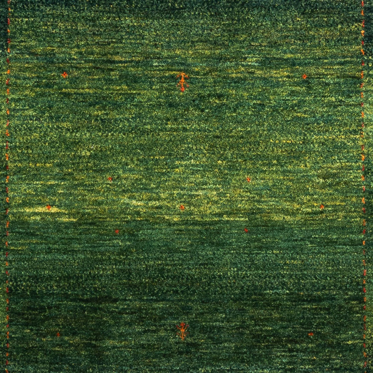 Gabbeh Tæppe - Loribaft Persisk - 182 x 128 cm - grøn