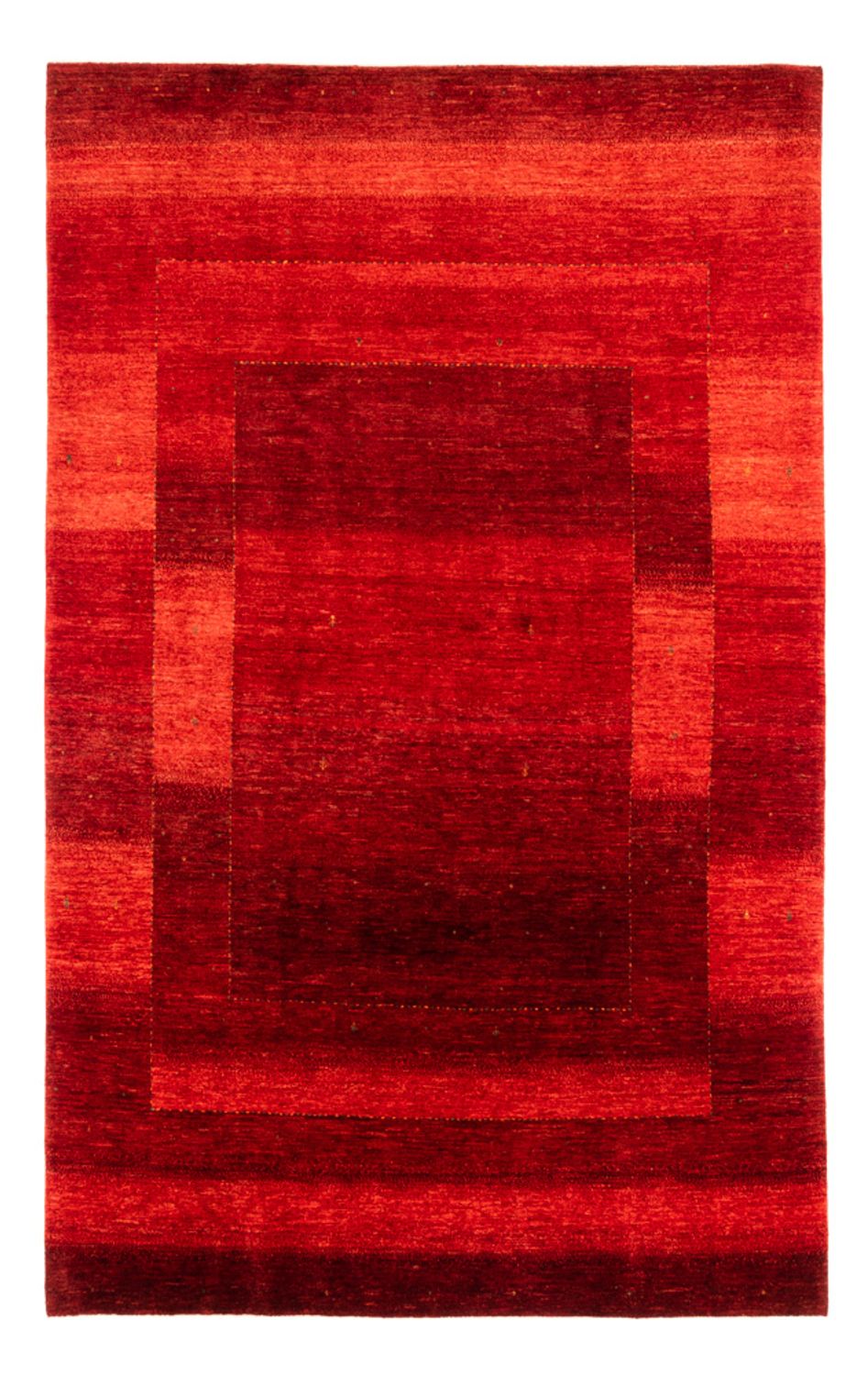 Gabbeh Tæppe - Loribaft Persisk - 298 x 198 cm - rød