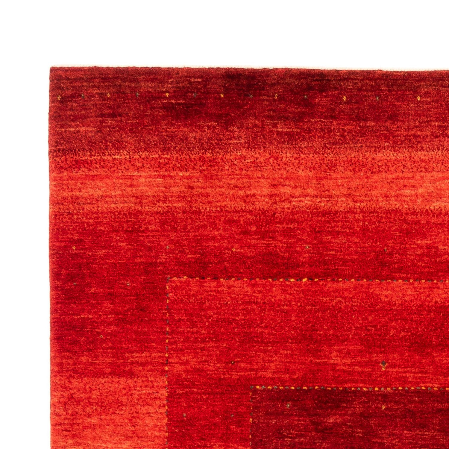 Gabbeh Tæppe - Loribaft Persisk - 298 x 198 cm - rød