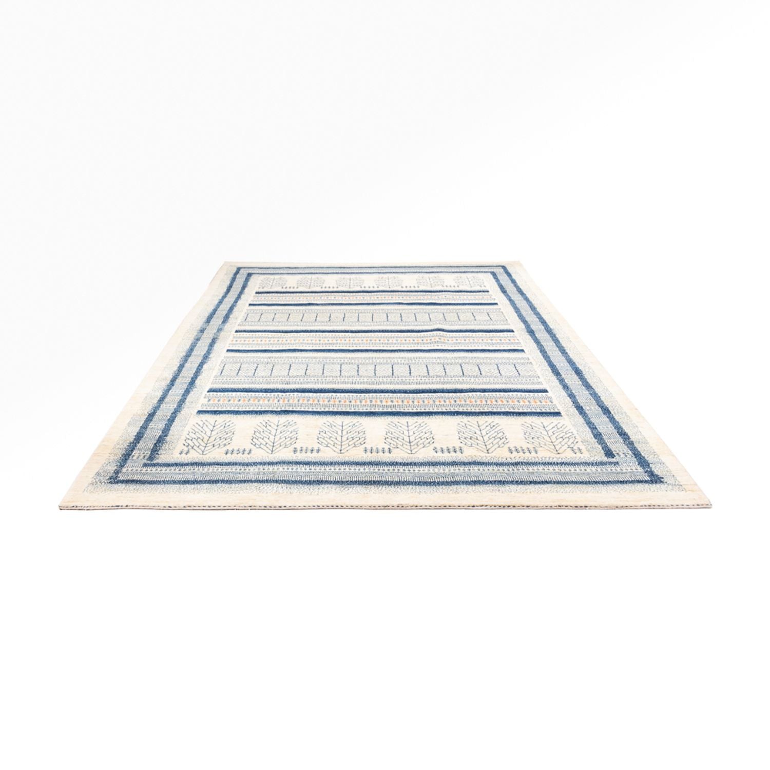 Gabbeh Tæppe - Loribaft Persisk - 308 x 226 cm - creme