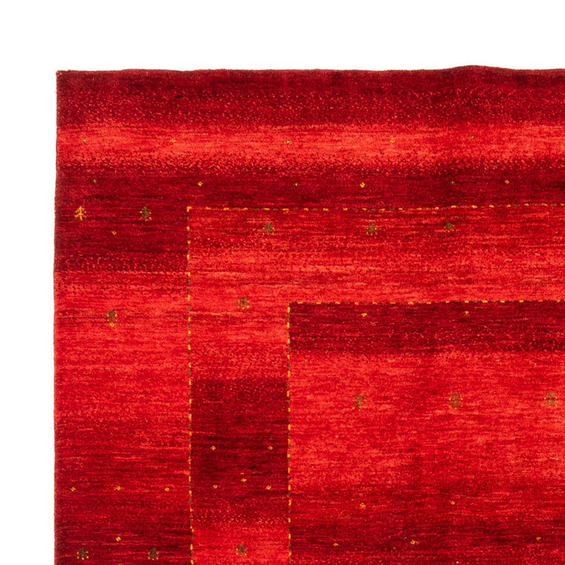 Gabbeh Tæppe - Loribaft Persisk - 277 x 217 cm - rød