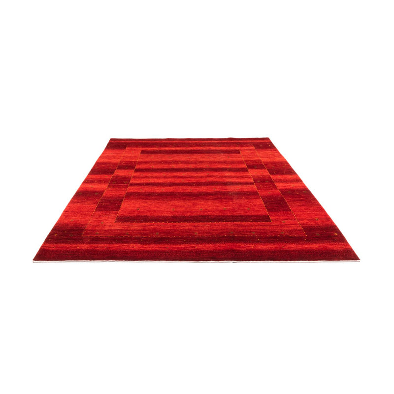 Gabbeh Tæppe - Loribaft Persisk - 277 x 217 cm - rød