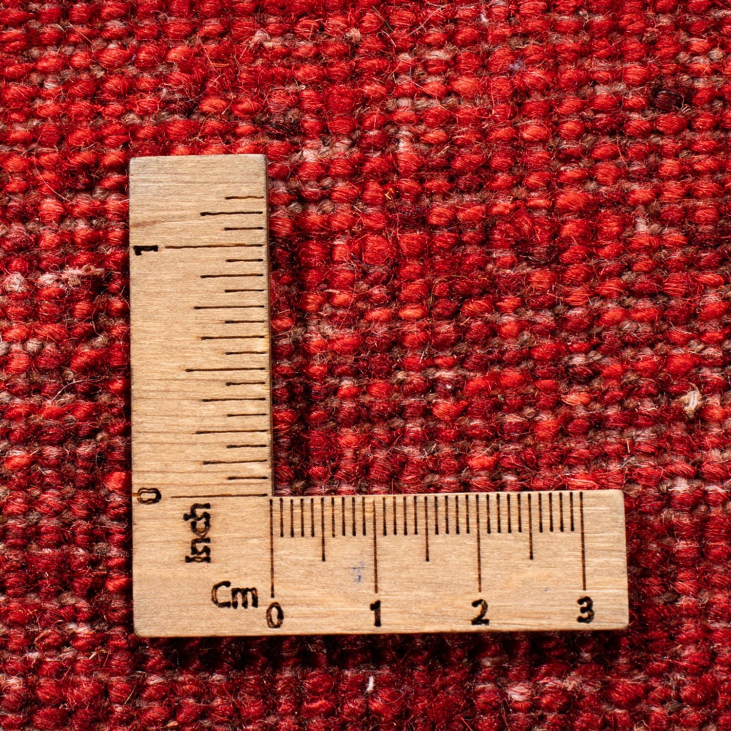Gabbeh Tæppe - Loribaft Persisk - 277 x 217 cm - rød