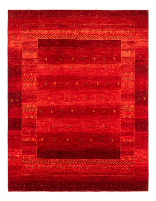 Gabbeh Tæppe - Loribaft Persisk - 277 x 220 cm - rød