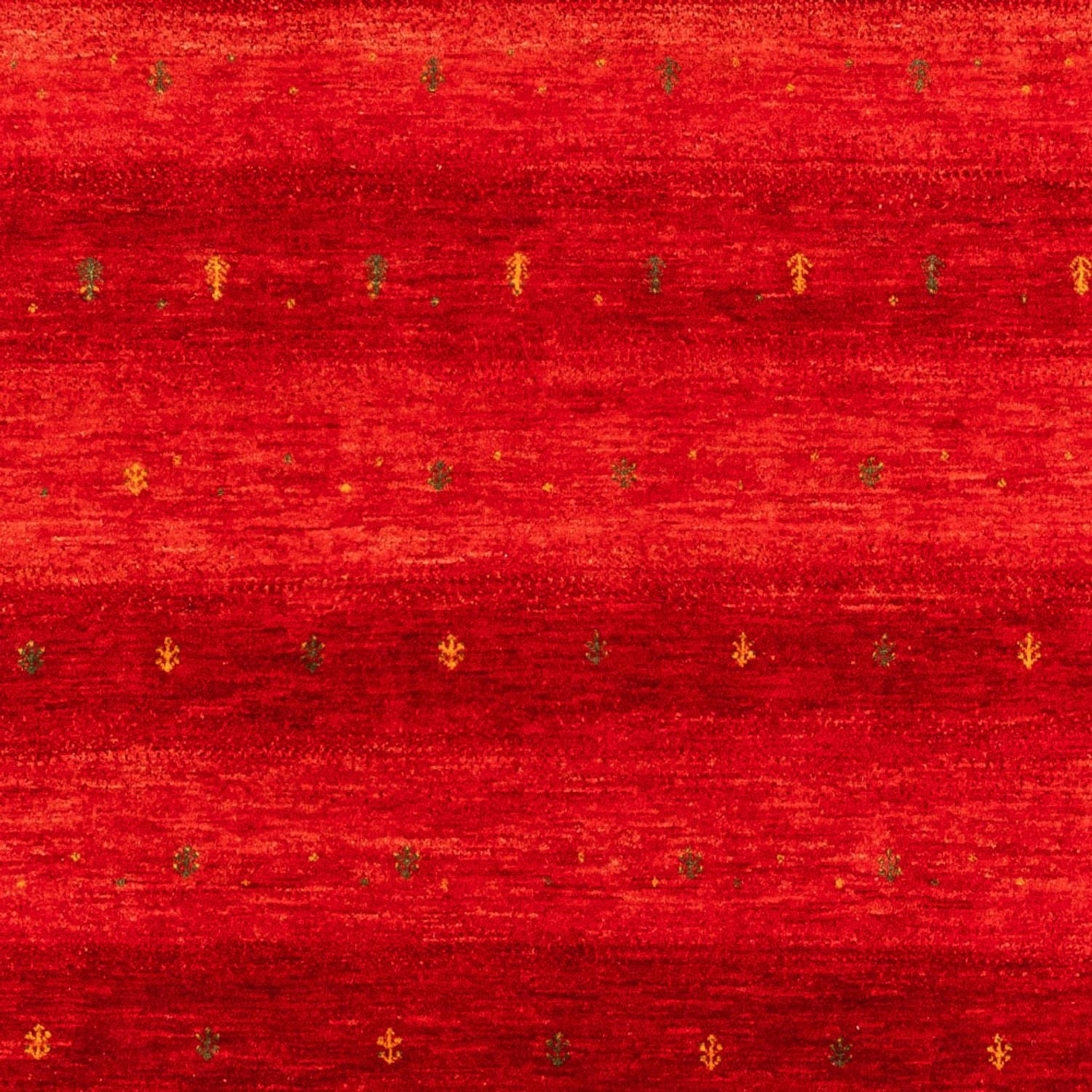 Gabbeh Tæppe - Loribaft Persisk - 277 x 220 cm - rød