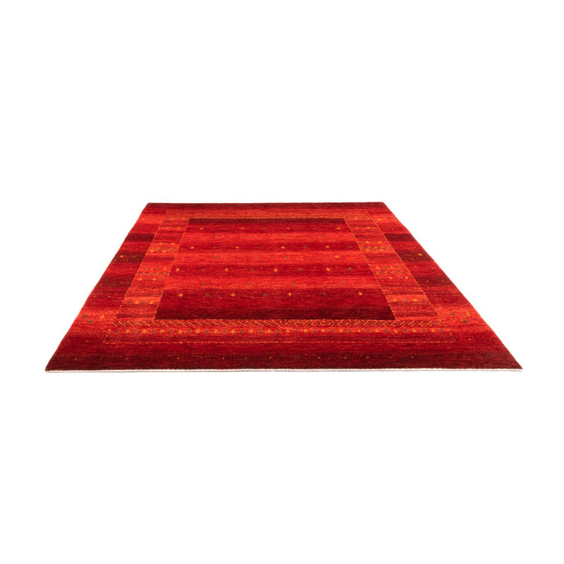 Gabbeh Tæppe - Loribaft Persisk - 277 x 220 cm - rød