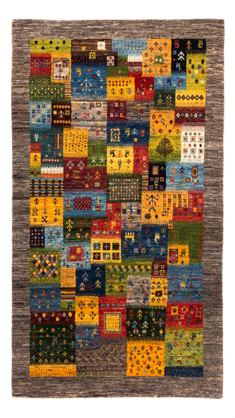 Gabbeh Tæppe - Loribaft Persisk - Royal - 188 x 109 cm - flerfarvet