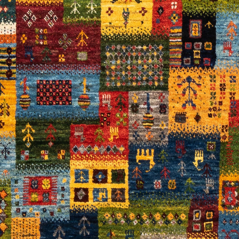Gabbeh Tæppe - Loribaft Persisk - Royal - 188 x 109 cm - flerfarvet