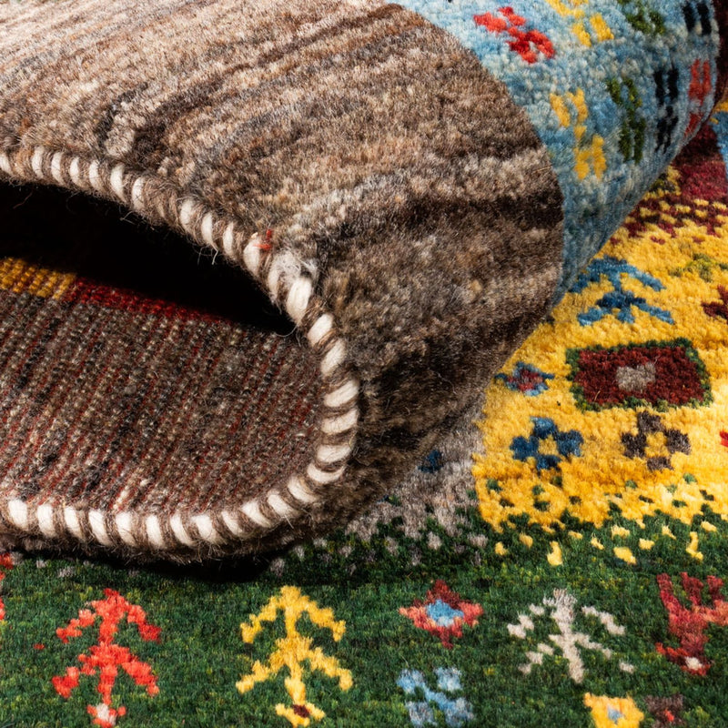 Gabbeh Tæppe - Loribaft Persisk - Royal - 188 x 109 cm - flerfarvet