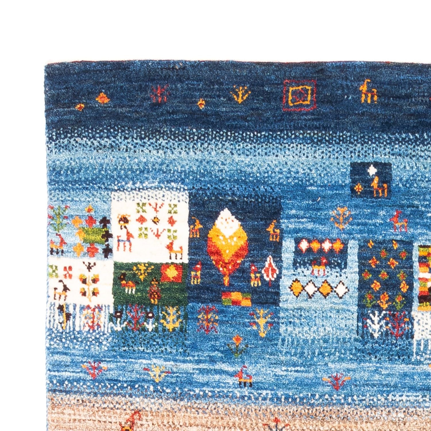 Gabbeh Tæppe - Loribaft Persisk - Royal - 178 x 122 cm - flerfarvet