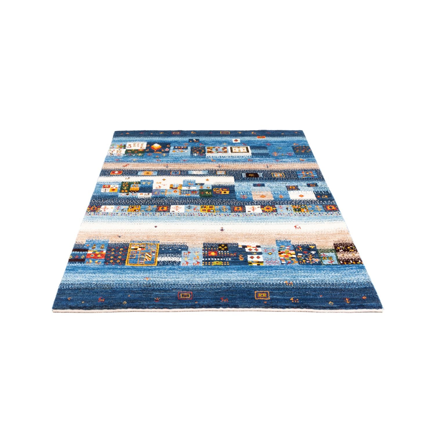 Gabbeh Tæppe - Loribaft Persisk - Royal - 178 x 122 cm - flerfarvet