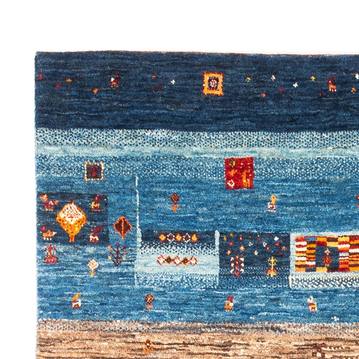 Loribaft Tæppe 123x180cm - Perserteppich Wollteppich