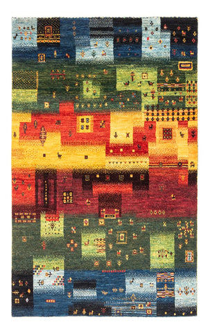 Gabbeh Tæppe - Loribaft Persisk - Royal - 181 x 122 cm - flerfarvet