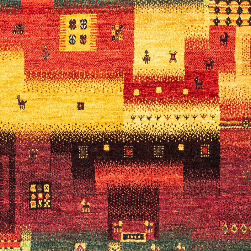 Gabbeh Tæppe - Loribaft Persisk - Royal - 181 x 122 cm - flerfarvet