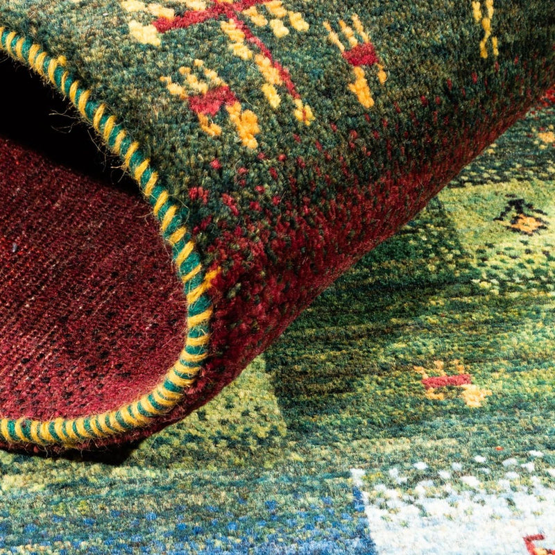 Gabbeh Tæppe - Loribaft Persisk - Royal - 181 x 122 cm - flerfarvet