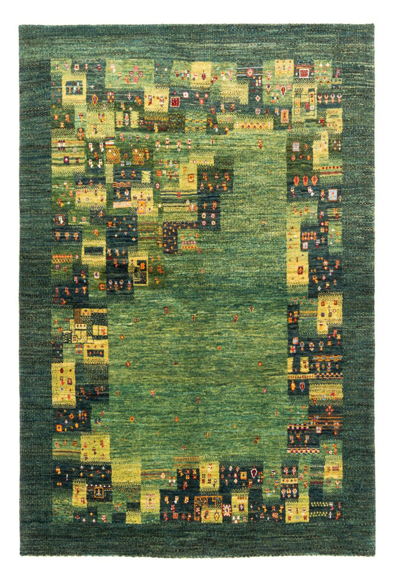 Gabbeh Tæppe - Loribaft Persisk - Royal - 251 x 167 cm - grøn