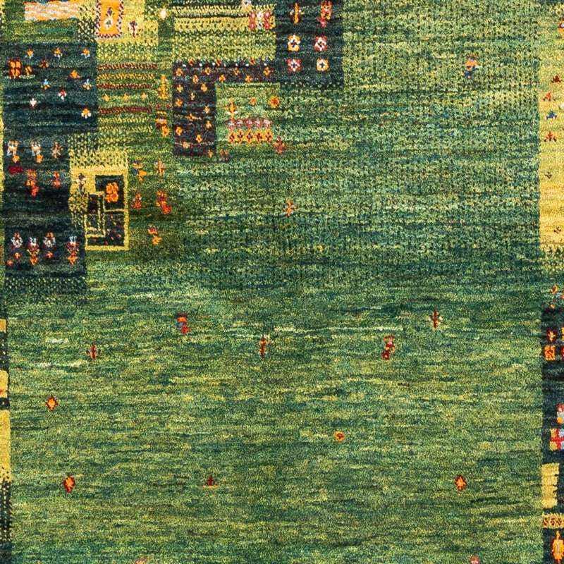 Gabbeh Tæppe - Loribaft Persisk - Royal - 251 x 167 cm - grøn