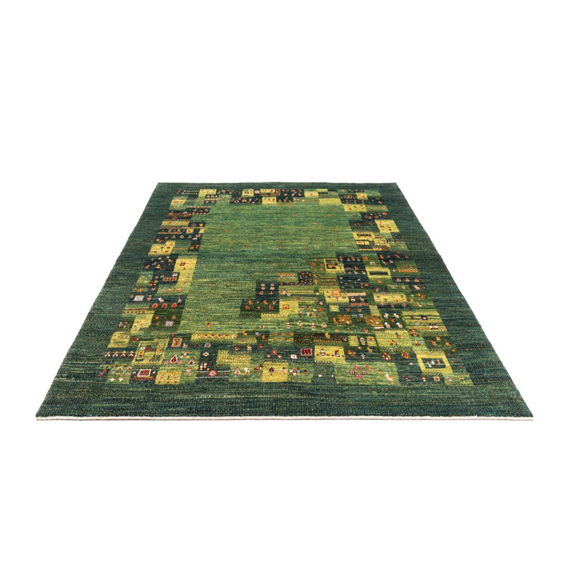 Gabbeh Tæppe - Loribaft Persisk - Royal - 251 x 167 cm - grøn