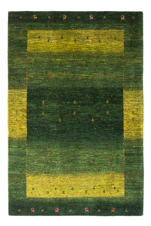 Gabbeh Tæppe - Loribaft Persisk - 154 x 100 cm - grøn