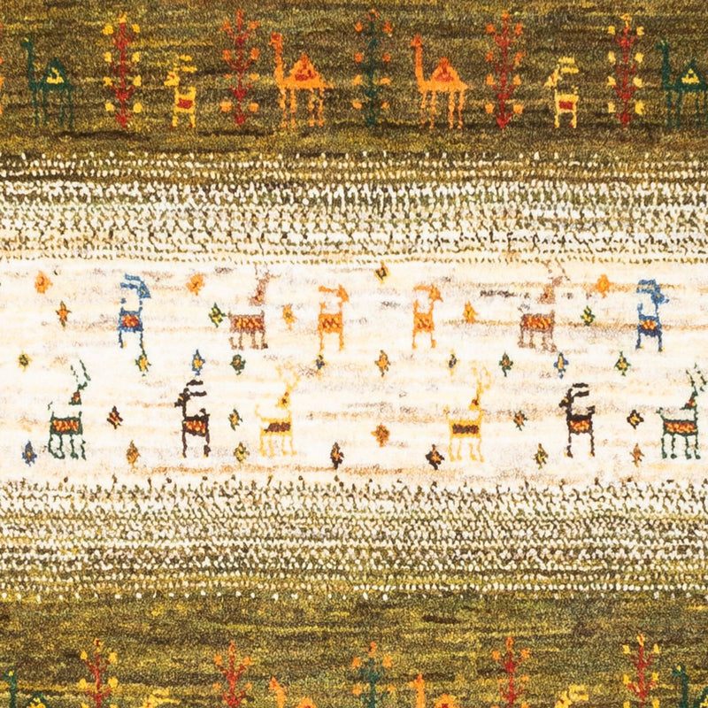 Gabbeh Tæppe - Loribaft Persisk - 138 x 85 cm - flerfarvet