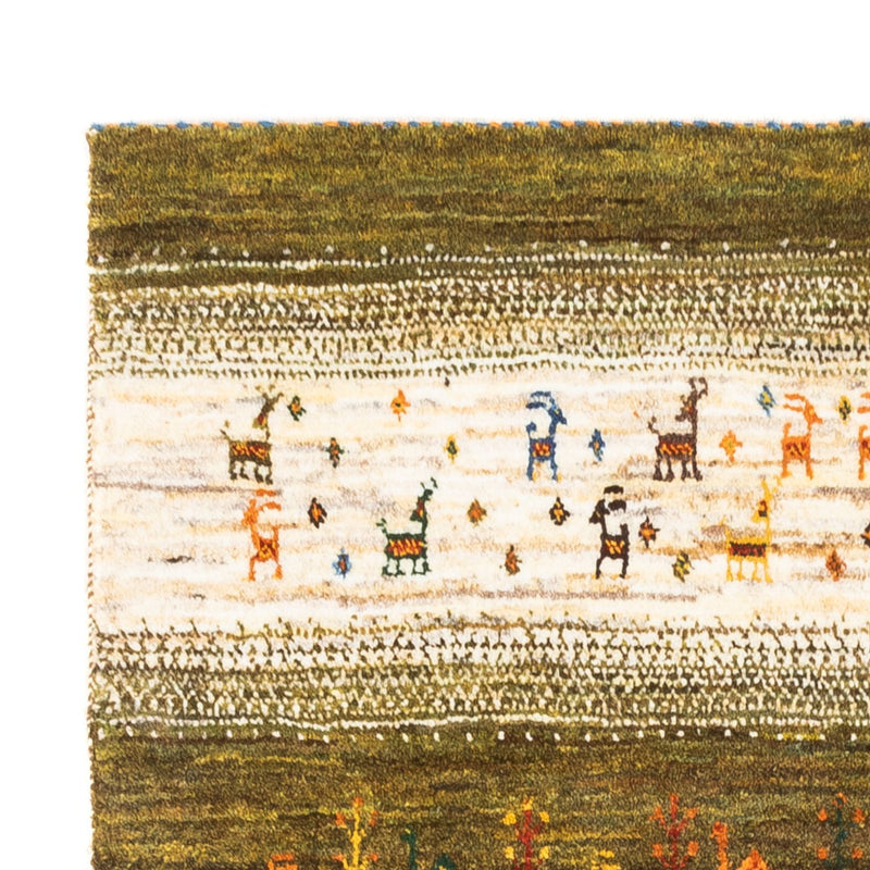 Gabbeh Tæppe - Loribaft Persisk - 138 x 85 cm - flerfarvet