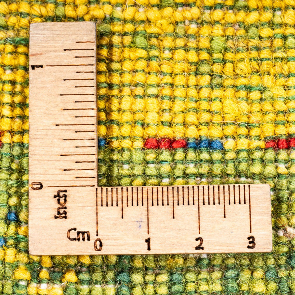 Gabbeh Tæppe - Loribaft Persisk - 128 x 76 cm - grøn