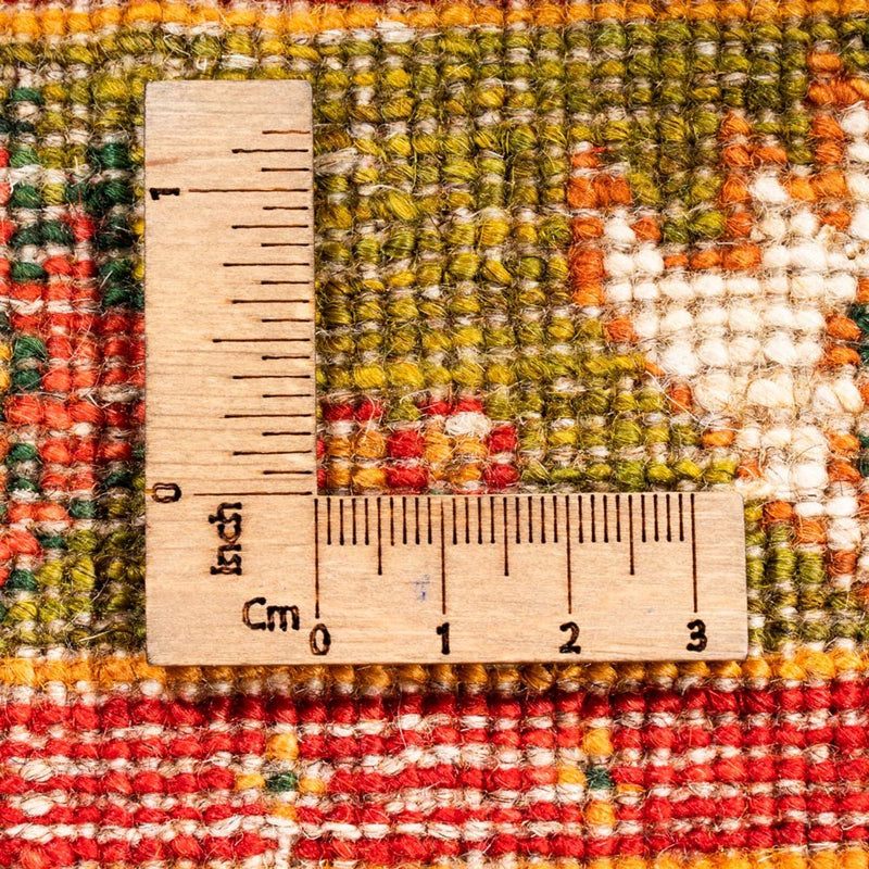 Gabbeh Tæppe - Loribaft Persisk - 122 x 82 cm - grå
