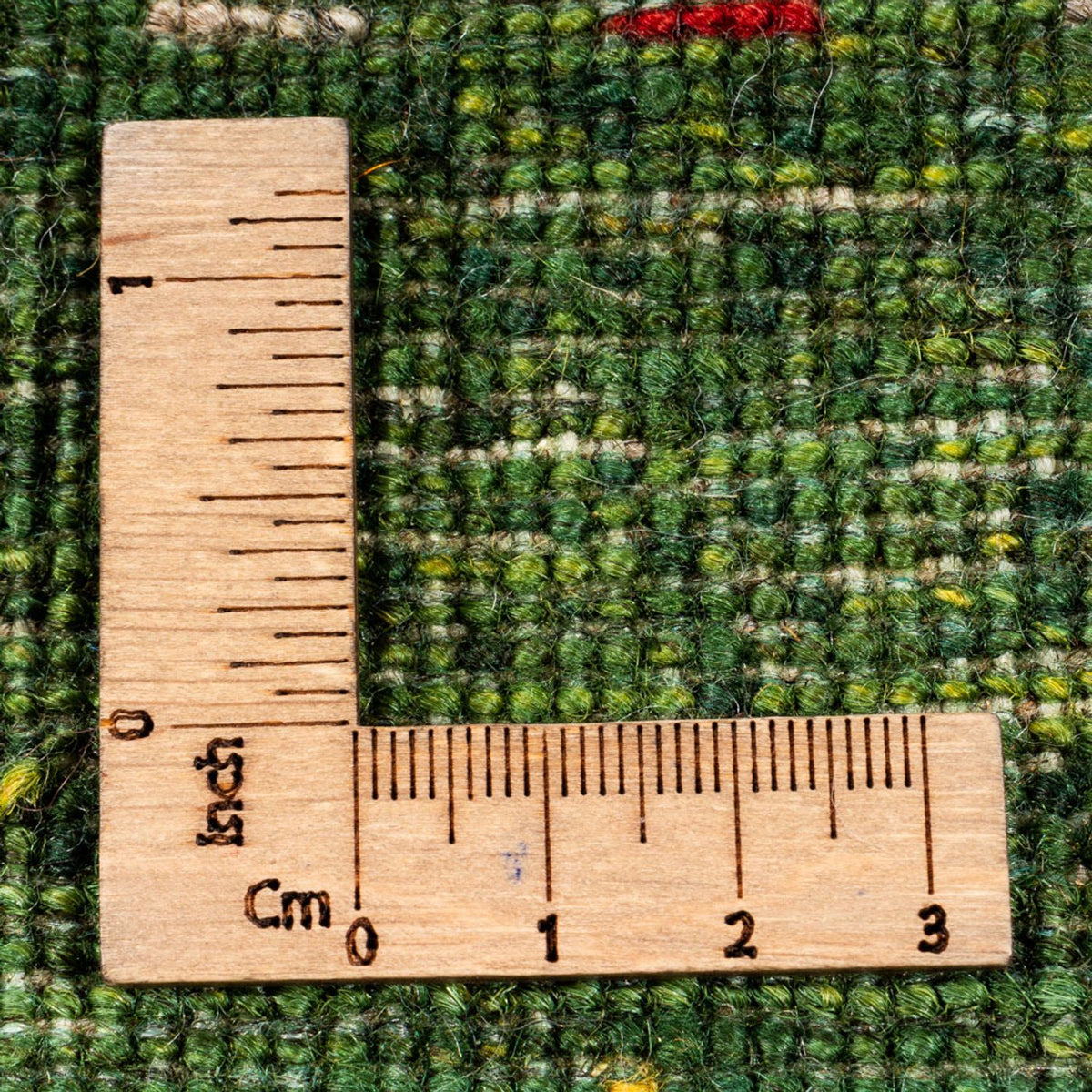 Gabbeh Tæppe - Loribaft Persisk - 176 x 120 cm - grøn