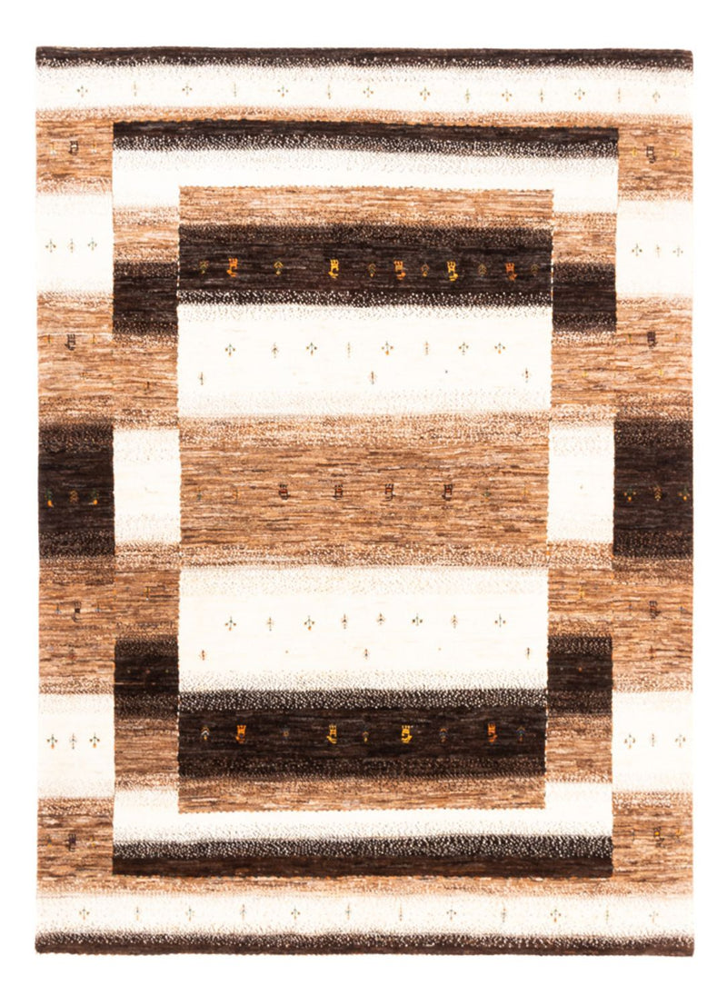 Gabbeh Tæppe - Loribaft Persisk - 233 x 179 cm - natur