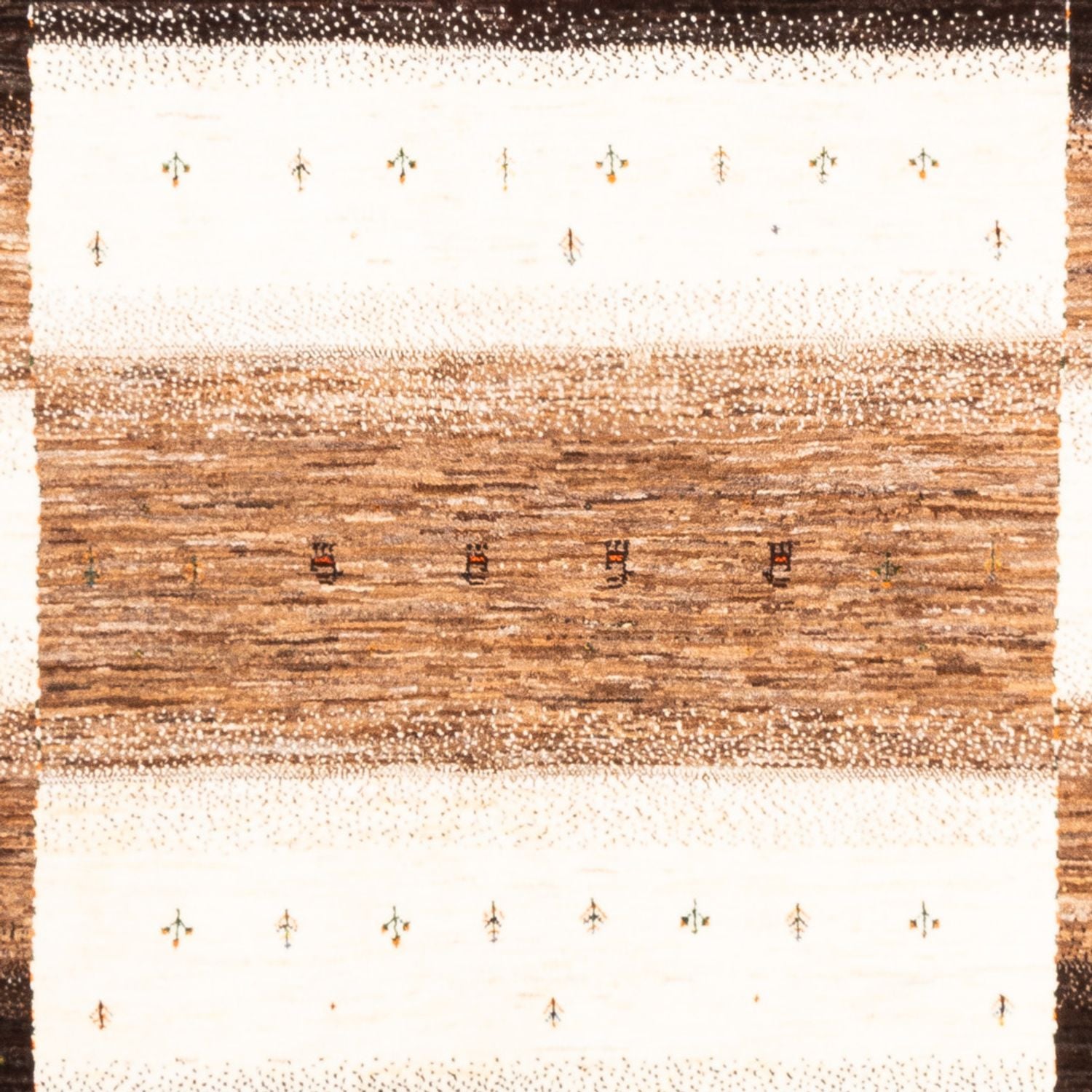 Gabbeh Tæppe - Loribaft Persisk - 233 x 179 cm - natur