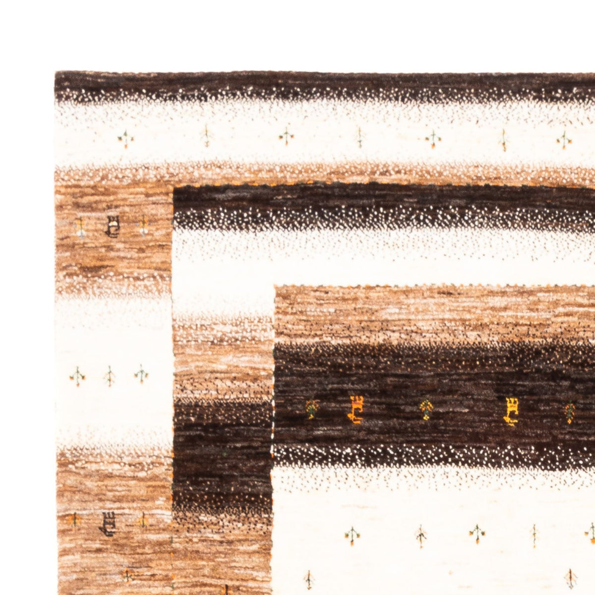 Gabbeh Tæppe - Loribaft Persisk - 233 x 179 cm - natur