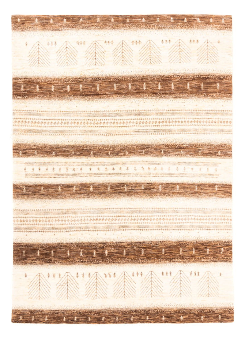 Gabbeh Tæppe - Loribaft Persisk - 251 x 182 cm - natur
