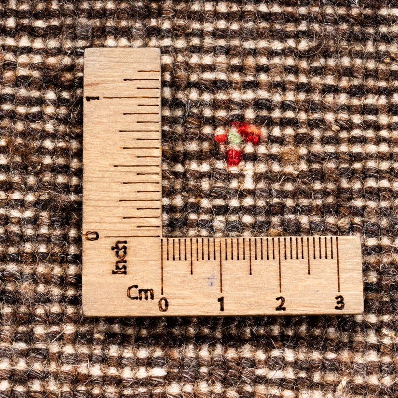 Gabbeh Tæppe - Loribaft Persisk - Royal firkantet  - 198 x 212 cm - natur