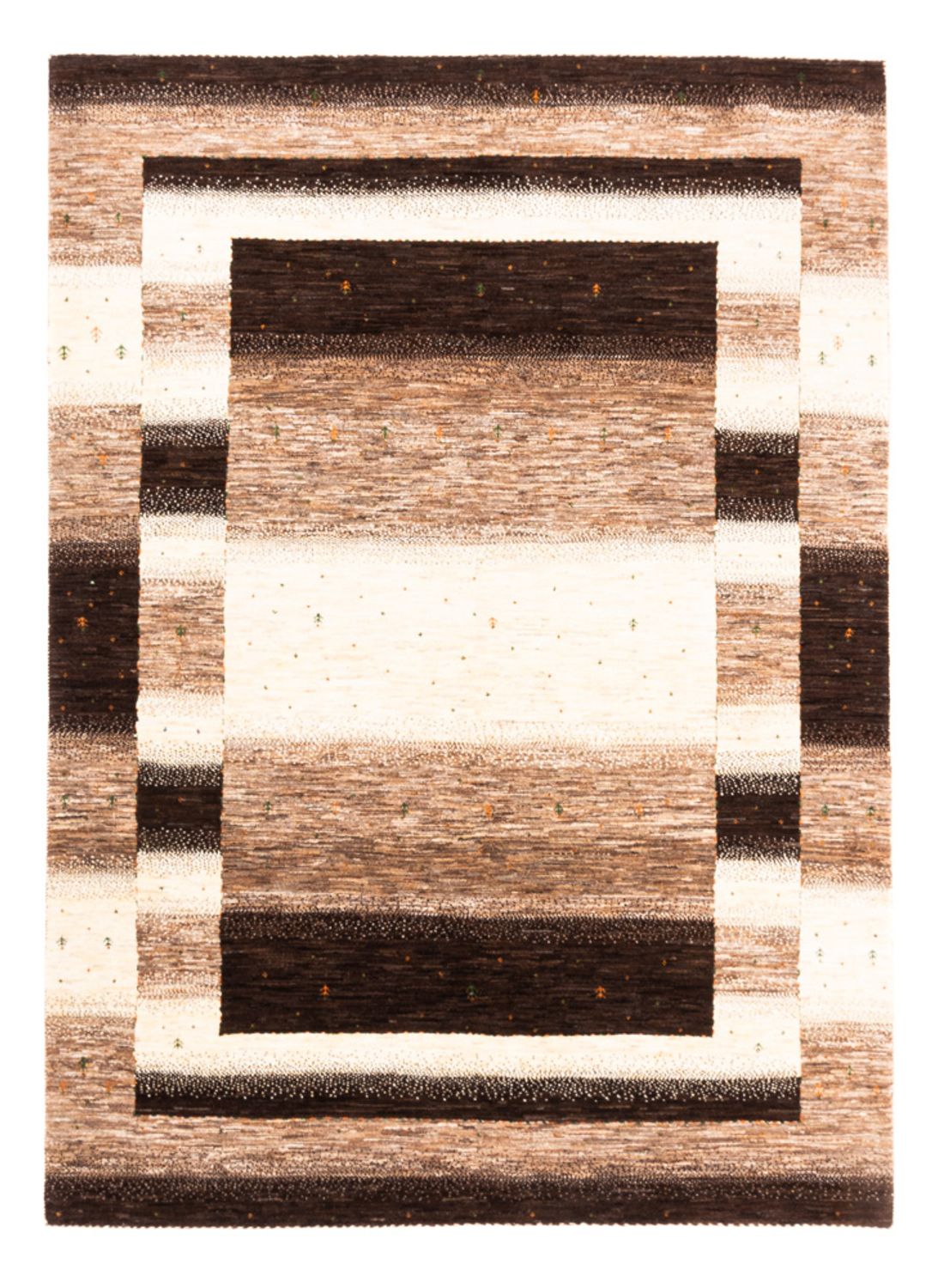 Gabbeh Tæppe - Loribaft Persisk - 237 x 173 cm - natur