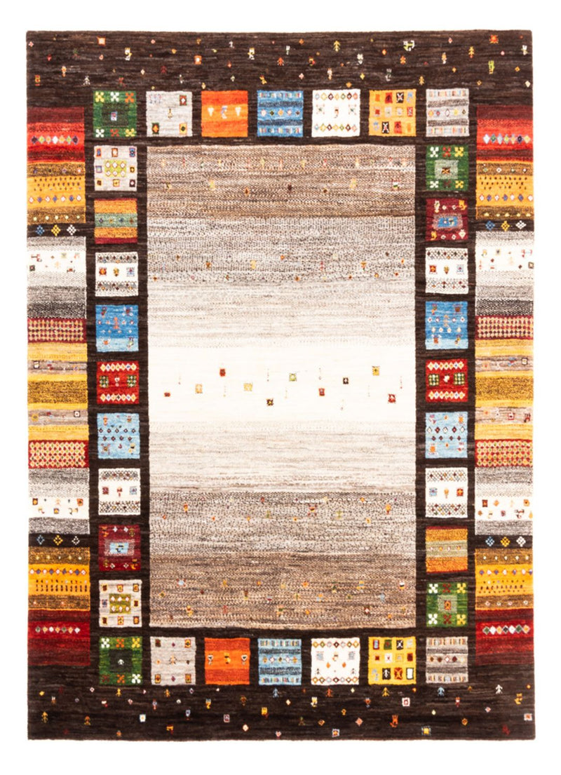 Gabbeh Tæppe - Loribaft Persisk - Royal - 234 x 174 cm - flerfarvet